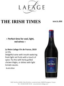 The Irish Times La Rétro juin 2020