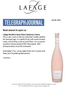 Miraflors Telegraph journal Lafage
