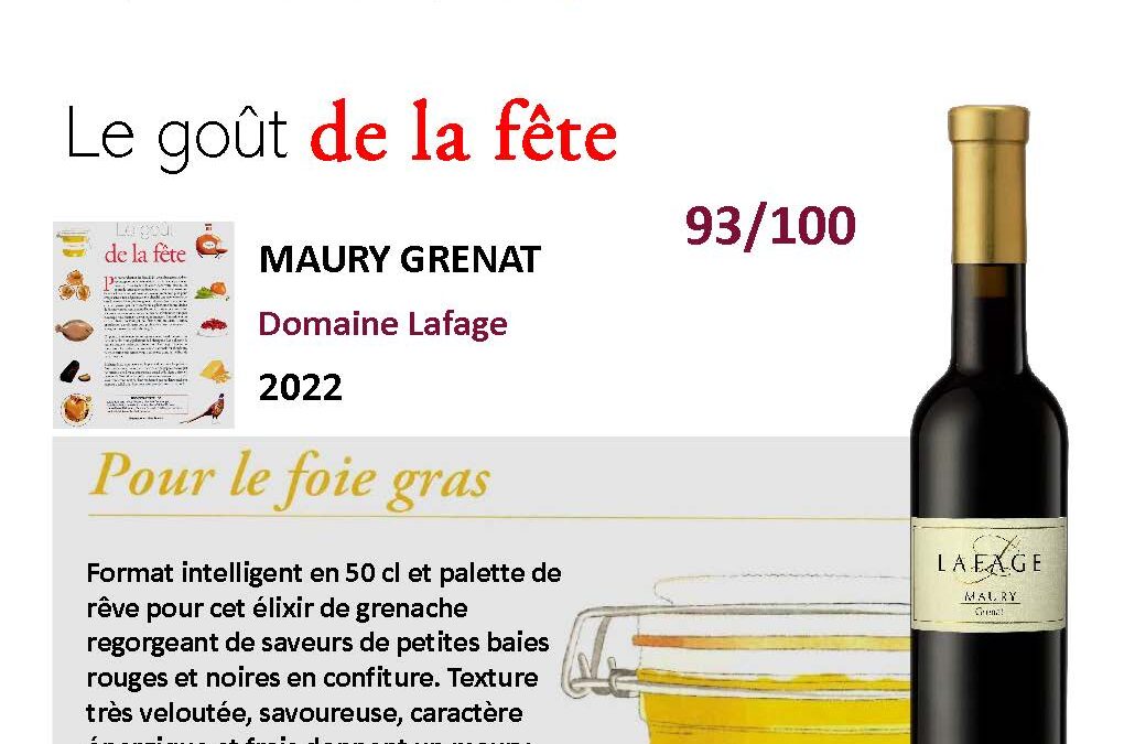 Novembre 2024 : Maury Grenat
