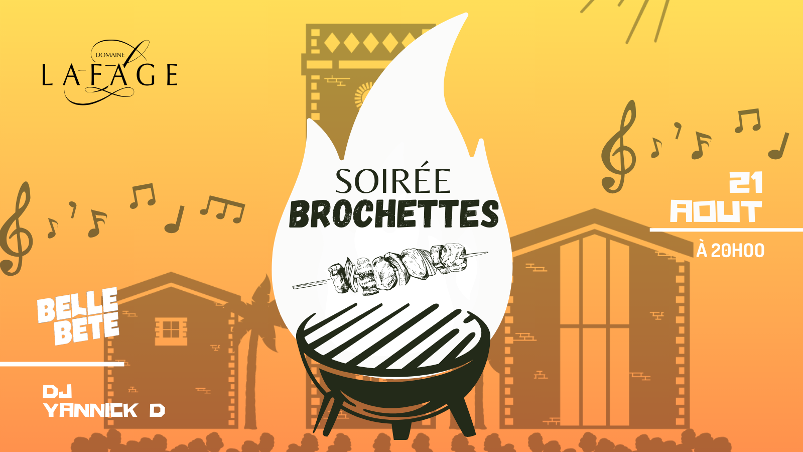 Soirée brochettes – Vendredi 21 août